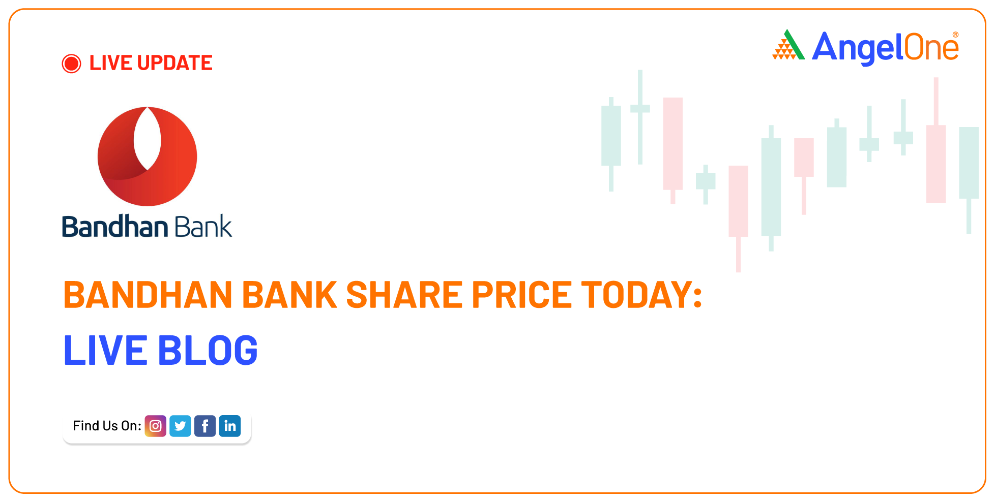 Bandhan Bank Ltd Share Price Today - Live Blog for 19 May 2025